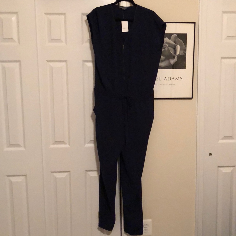 Navy Vince. Jumpsuit